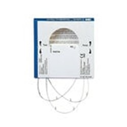 3M Unitek Permachrome Posted Archwire 300-961, 28 mm Between Posts, OrthoForm III Ovoid, Lower, .019x.025, 10-Pack