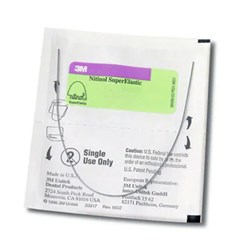 3M Unitek Nitinol Super-Elastic Archwire, .016, OrthoForm II Square, Upper, 4296-807, Unit of Use, 10-Pack