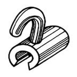 3M Unitek Archwire Hook, Round, Split Crimpable, 016/018, 10-Pack