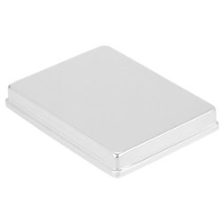 INSTRUMENT TRAY LID Midi Aluminium 144x187x29mm Silver
