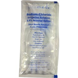 Promed Sodium Chloride - 0.9% - 30ml Sachets, 75-Pack