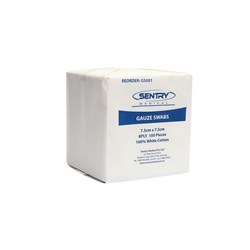 Aaxis Gauze Swab - 7.5 x 7.5cm - 8 ply Woven, 100 -Pack
