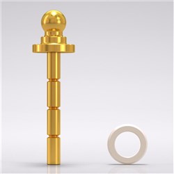 Ball abutment analog 30d angled