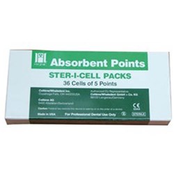 Coltene HYGENIC Paper Points - Sterile Cell Pack - Size 30, 180-Pack