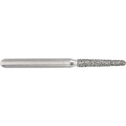 Komet Diamond Bur - 856-014 - Round Tapered Chamfer - High Speed, Friction Grip (FG), 5-Pack