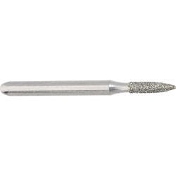 Komet Diamond Bur - 860-012 - Short Flame - High Speed, Friction Grip (FG), 5-Pack