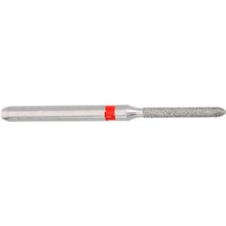 Komet Diamond Bur - 8878-010 - Torpedo - Fine Red - High Speed, Friction Grip (FG), 5-Pack