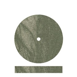 Rubber Wheels Green Fine 22 x 3.1mm Pack of 100