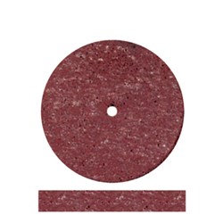 Acrylic Wheel Red Coarse 22.2 x 3.2mm Pack of 10