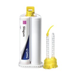 DMG SilaGum - Light - Bulk Pack - 50ml Cartridge, 8-Pack with 50 AutoMix Tips and 50 Intraoral Tips