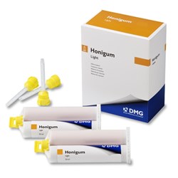 DMG HoniGum - Light - Bulk Pack - 50ml Cartridge, 8-Pack with 50 Auto Mix tips
