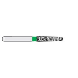 Ecoline Diamond Bur - 856-018 - Round Tapered Chamfer - High Speed, Friction Grip (FG), 50-Pack