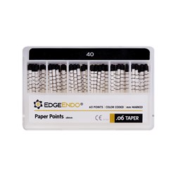 EdgeEndo EdgeFile Paper Points - Size 40 .06, 60-Pack