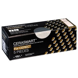 GC CERASMART - Cerec - Size 14L - High Translucent - Shade A1, 5-Pack