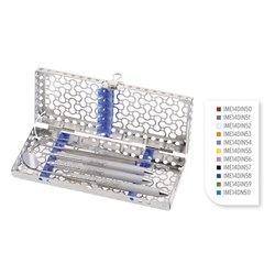 HuFriedyGroup IMS Infinity Cassette - 1/4 DIN - 5 Instrument Cassette - White