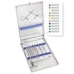 HuFriedyGroup IMS Infinity Cassette - DIN - 13 Instrument Cassette - Green