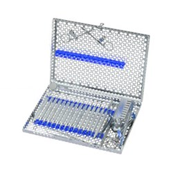 HuFriedyGroup IMS Cassette Infinity Series - 16 Instruments - Blue