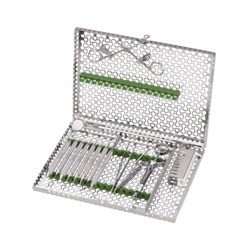 HuFriedyGroup IMS Cassette Infinity Series - 16 Instruments - Green