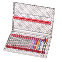 HuFriedyGroup IMS Cassette Infinity Series - 20 Instruments - Red