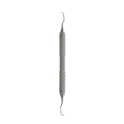 HuFriedyGroup After Five Gracey Scaler - #1/2 - Double Ended - #C8 Resin 8 Colour Everedge Handle - Grey
