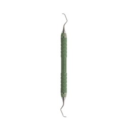 HuFriedyGroup After Five Gracey Scaler - #7/8 - Double Ended - #C8 Resin 8 Colour Everedge Handle - Green