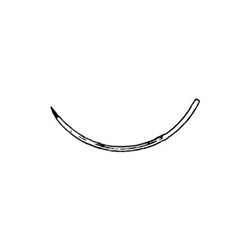 Johnson & Johnson Suture Ethicon Plain Gut, 24mm, 2/0, FS1, 3/8 Circle Reverse Cut, 36-Pack