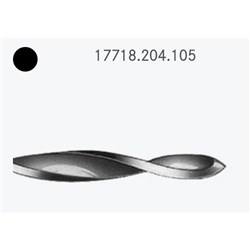 Bur "B2" KOMET Size 105 RA Stainless Steel Pack of 6