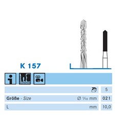 Cera Bur KOMET #K157-021 RA Ceramic Bone Cutter