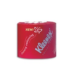 Kimberly-Clark Kleenex Deluxe Toilet Roll - 2ply - 400 sheets, 48-Pack
