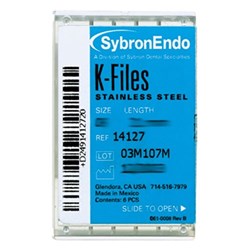 K FILES 21mm Size 60 Blue Pack of 6
