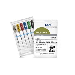 Kerr Hedstrom Files - 25mm - Size 15-40 - Assorted, 6-Pack