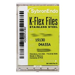K FLEX FILES 21mm Size 15 White Pack of 6