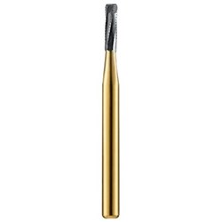 Kerr Jet Tungsten Carbide Bur - 2058-012 - Fine Straight Fissure - High Speed, Friction Grip (FG), 5-Pack