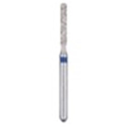 Kerr Diamond Bur - BluWhite - 506R - Regular Straight Cylinder - High Speed, Friction Grip (FG), 5-Pack