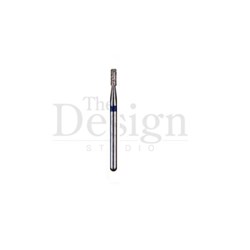 Kerr Diamond Bur - BluWhite - 541F - Fine Straight Cylinder - High Speed, Friction Grip (FG), 5-Pack