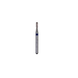 Kerr Diamond Bur BLU WHITE - #541R - Regular Straight Cylinder - High Speed, Friction Grip (GF), 1-Pack
