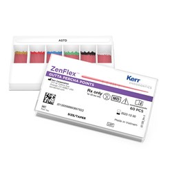 Kerr ZenFlex Pre-Tip Gutta Percha Point - Taper .04 - Size 20, 50-Pack