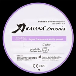 Katana Zirconia Disc - STML - Shade A3 - Collar - 22mm/98.5mm