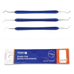 MDDI Single-Use Restorative Dental Instrument Kit - Sterile, 3-Pack