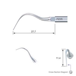 NSK Perio Tip - P21R for NSK Varios Ultrasonic Scaler and Satelec