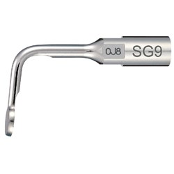 NSK VarioSurg Series - Sinus Membrane Tool Tip - SG9 - Flat Circular Convex Elevator - Angled 90 Degree
