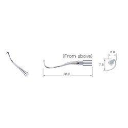 NSK P25L-S Perio Tip - Left Curved For VarioSurg