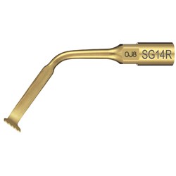 NSK VarioSurg Series - Bone Surgery Tip -  SG14R - TiN Coating - 90 degree Right Curved Tip - 0.6mm Thickness