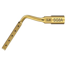 NSK VarioSurg Series - Bone Surgery Tip - SG8A - TiN Coating - Dots Mark 3, 6, 9, 12, 15mm from Tip End - 3 Teeth, 0.6mm