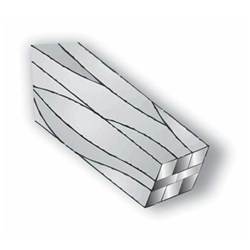 NAOL Braid 8 Super Elastic Nitanium Archwire, 021X025 Lower, 10-Pack