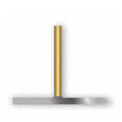 NAOL Posted Stainless Steel Archwire, 016X022, 24mm, 10-Pack