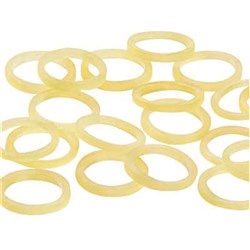 NAOL Safari Amber Latex Elastics, 1/4", 2 1/2oz, Gazelle, 50-Pack