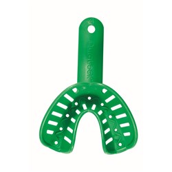 NAOL Dura-Lock Lower Impression Tray, Size 4 - Green, 10-Pack