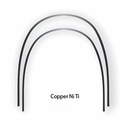 NAOL Copper Ni Ti without Stops, 016, Lower - Right Form, 10-Pack