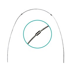 NAOL D-Form Copper Ni Ti Wire with Stops, 014X025 - Universal, 10-Pack